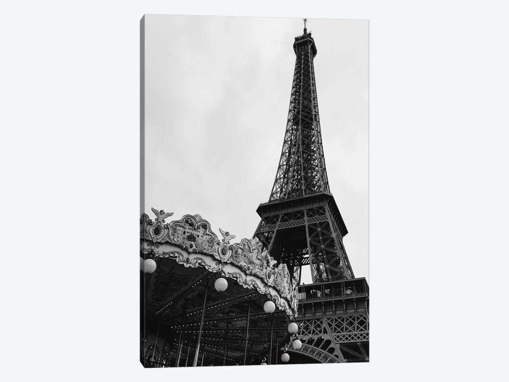 Eiffel Tower Carousel III by Bethany Young 1-piece Canvas Art
