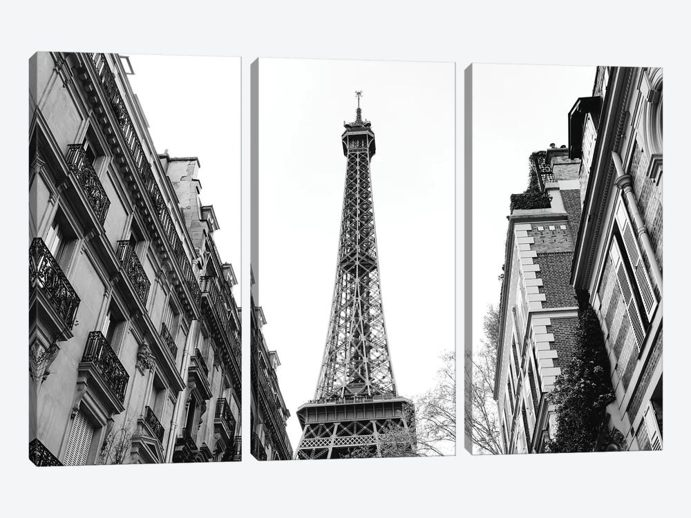 Eiffel Tower V by Bethany Young 3-piece Canvas Wall Art