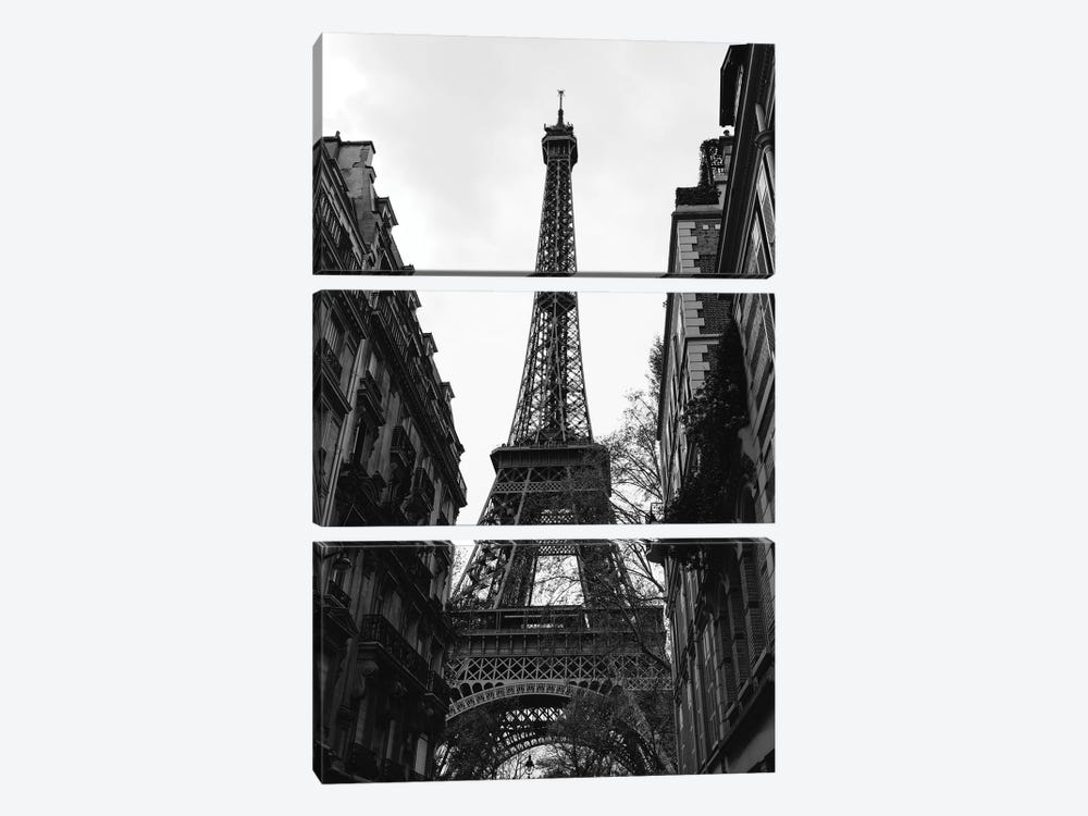 Noir Paris VIII by Bethany Young 3-piece Canvas Wall Art