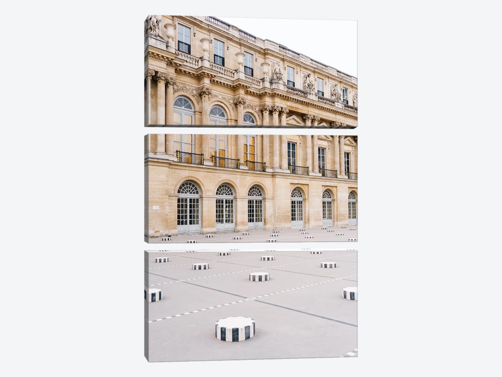 Palais Royal IV by Bethany Young 3-piece Canvas Wall Art
