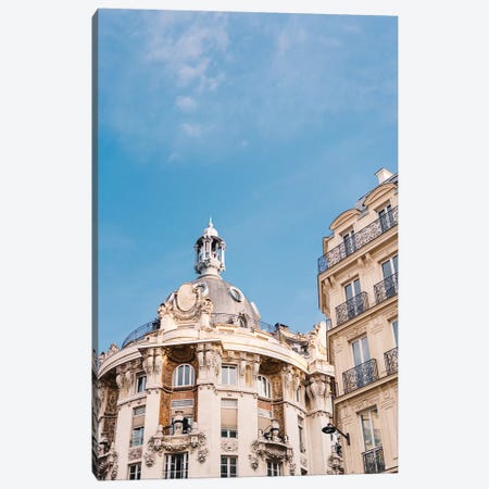 Paris Architecture III Canvas Print #BTY797} by Bethany Young Canvas Wall Art