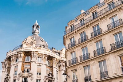 Paris Architecture IV by Bethany Young multi panel art