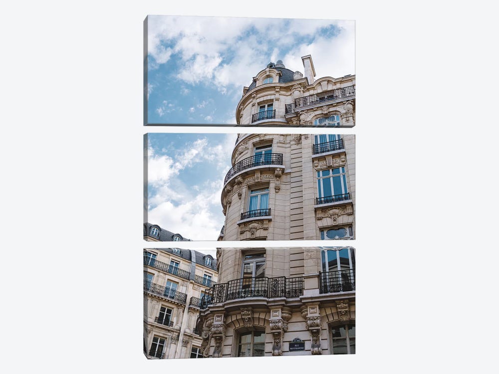 Paris Architecture VI by Bethany Young 3-piece Canvas Artwork