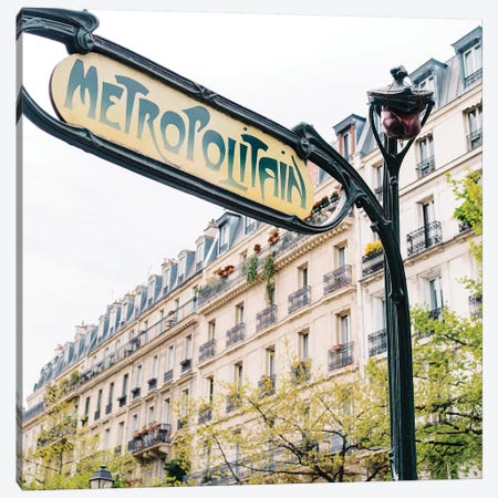 Paris Metro II Canvas Print #BTY814} by Bethany Young Art Print