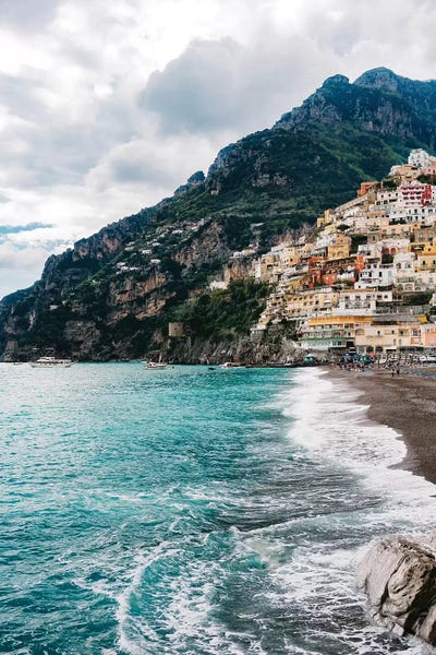 Coastal Villages & Towns: Rainy Positano XII by Bethany Young