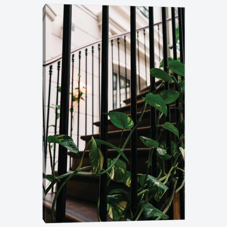 Parisian Stairs Canvas Print #BTY832} by Bethany Young Canvas Artwork