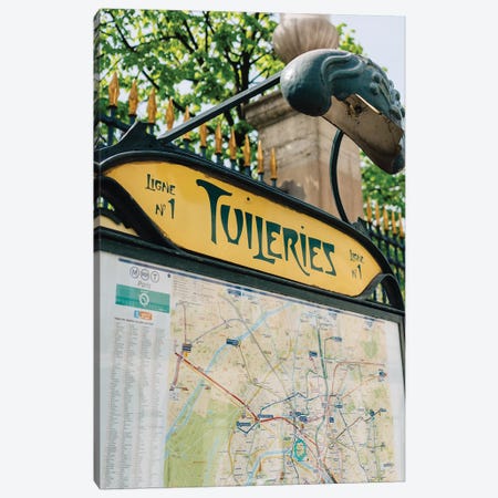 Tuileries Garden Canvas Print #BTY842} by Bethany Young Art Print