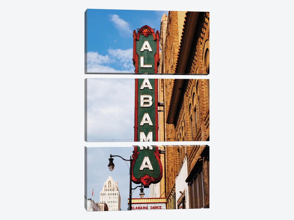 Alabama Marquee II by Bethany Young 3-piece Canvas Artwork
