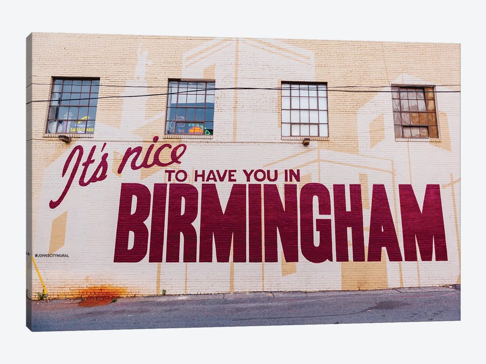 Birmingham Mural by Bethany Young 1-piece Canvas Artwork