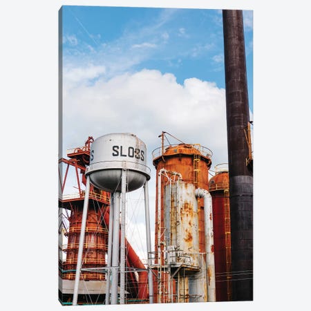 Sloss Furnaces Canvas Print #BTY879} by Bethany Young Canvas Artwork