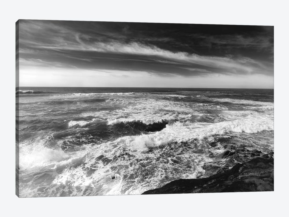 Monochrome Sunset Cliffs II by Bethany Young 1-piece Art Print