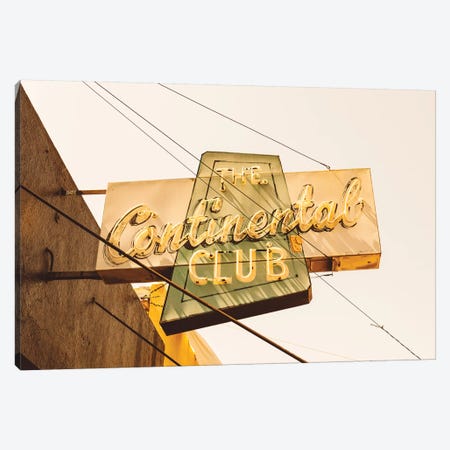 The Continental Club Canvas Print #BTY90} by Bethany Young Canvas Art Print