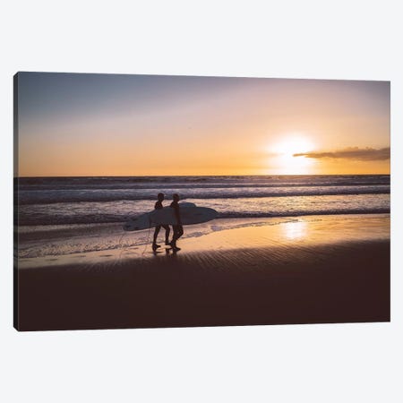 Venice Beach Surfers Canvas Print #BTY95} by Bethany Young Canvas Art