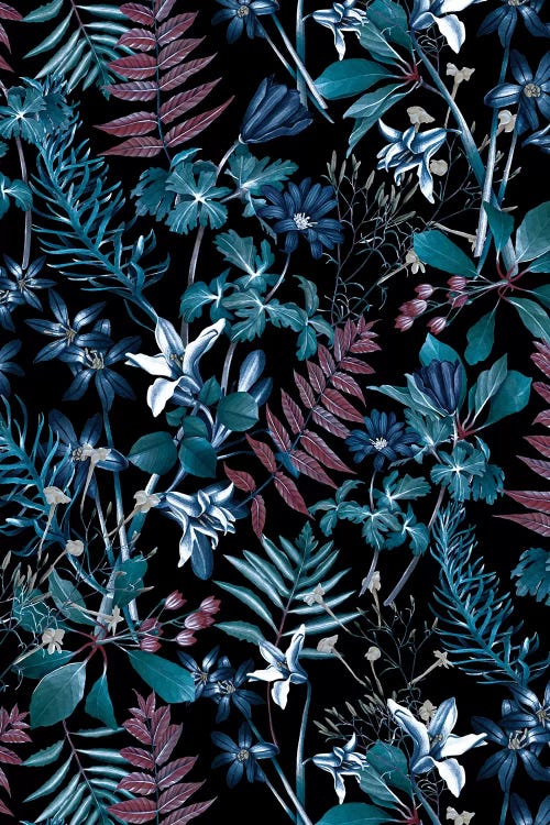 Exotic Garden - Night XIV by Burcu Korkmazyurek wall art