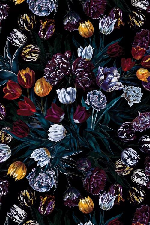 Exotic Garden - Night XIV-II by Burcu Korkmazyurek wall art