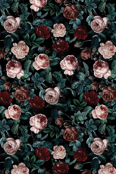 Exotic Garden - Night XV by Burcu Korkmazyurek multi panel art