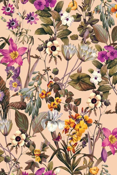 Granny Chic: Exotic Garden XVIII by Burcu Korkmazyurek