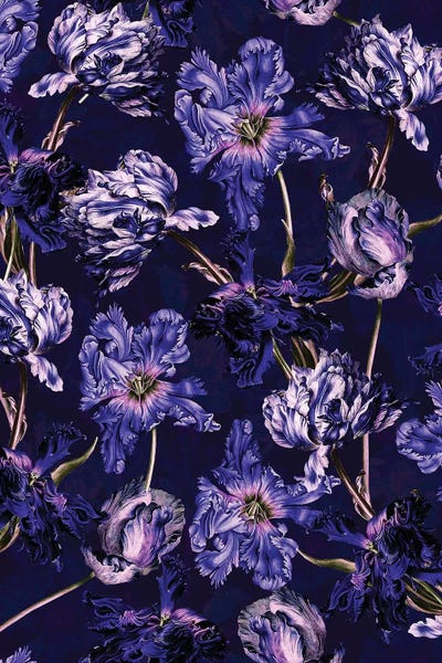 Night Garden XXVIII by Burcu Korkmazyurek metal wall art