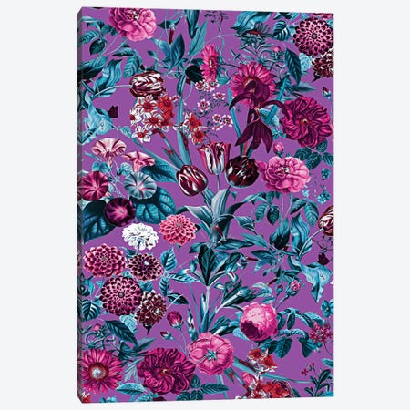 Romantic Floral Pattern Canvas Print #BUR155} by Burcu Korkmazyurek Canvas Art Print