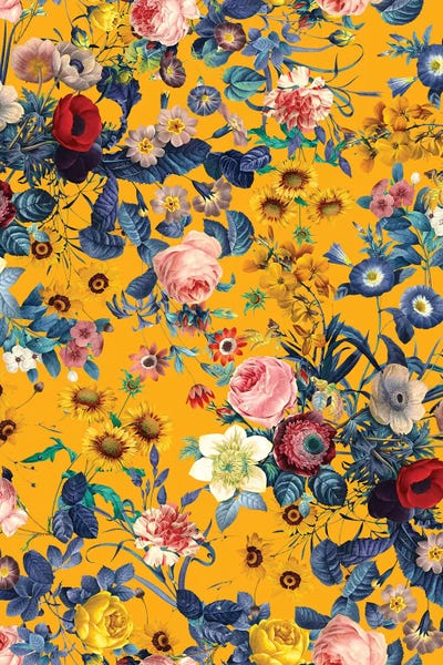 Floral & Botanical Patterns: Summer Botanical Garden IX by Burcu Korkmazyurek