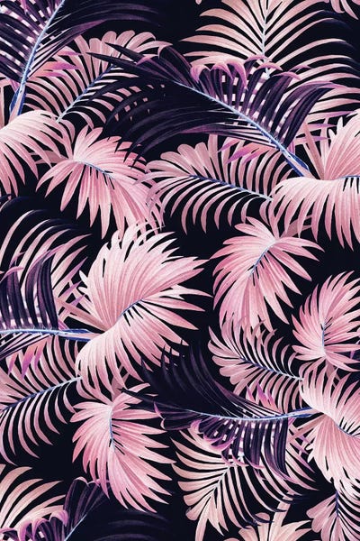 Tropical Décor: Tropical Jungle - Night by Burcu Korkmazyurek