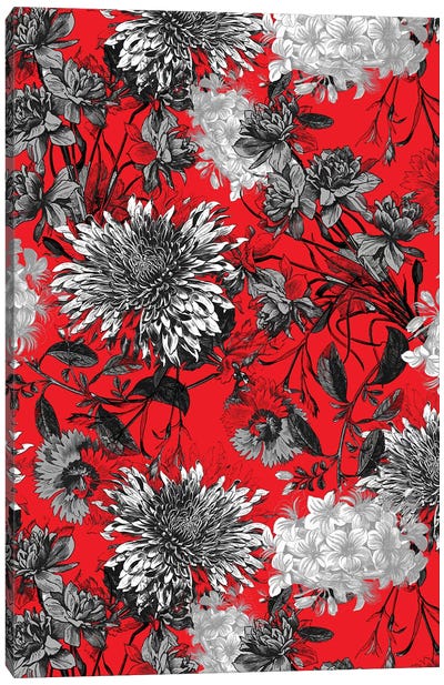 Vintage Garden VIII Canvas Art Print - Floral & Botanical Patterns