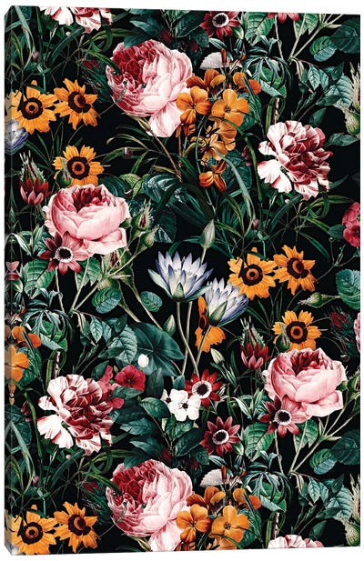 Big Flower IV Canvas Art Print - Floral & Botanical Patterns