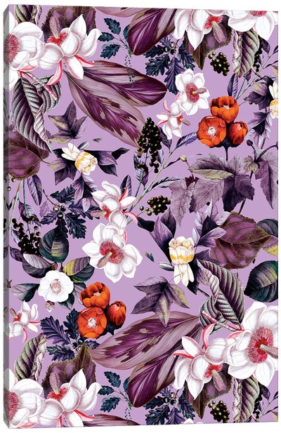 Crocus Petal Canvas Art Print - Floral & Botanical Patterns