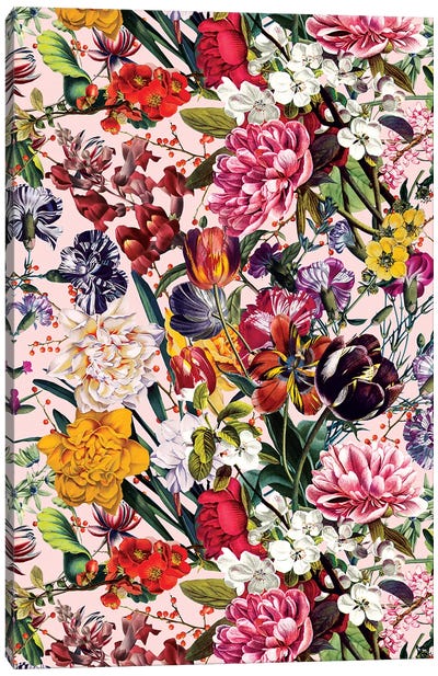 Exotic Garden - Summer Canvas Art Print - Burcu Korkmazyurek