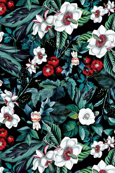 Granny Chic: Midnight Garden V by Burcu Korkmazyurek