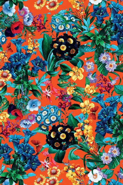 Floral & Botanical Patterns: Romantic Garden VII by Burcu Korkmazyurek