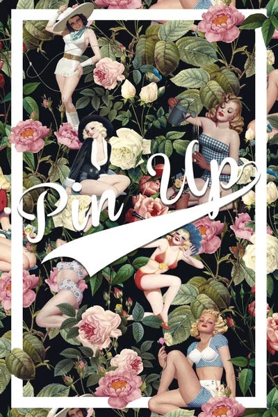Floral & Botanical Patterns: Floral And Pin-Up by Burcu Korkmazyurek