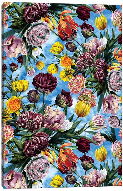 Sky Garden Canvas Art Print - Floral & Botanical Patterns