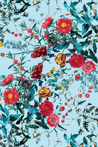 Floral & Botanical Patterns: Summer Garden III by Burcu Korkmazyurek