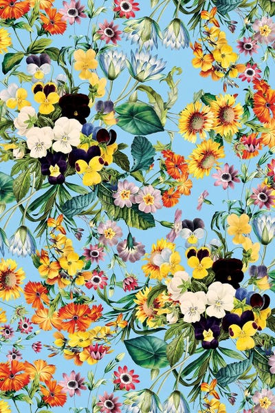 Violets: Summer Garden IV by Burcu Korkmazyurek