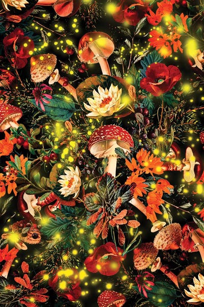 Fireflies: Night Garden And Fireflies by Burcu Korkmazyurek