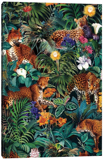 Dangers In The Forest XIV Canvas Art Print - Animal Patterns