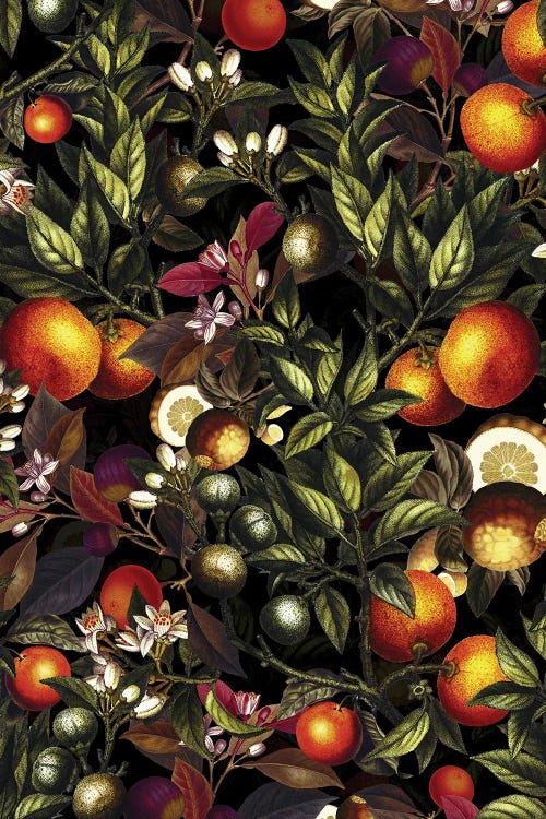 Vintage Fruit Pattern XXVII