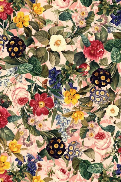 Floral & Botanical Patterns: Magical Garden XVIII by Burcu Korkmazyurek