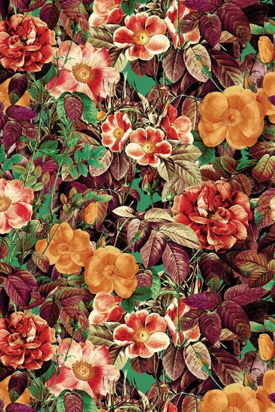 Burcu Korkmazyurek: Vintage Exotic Forest by Burcu Korkmazyurek