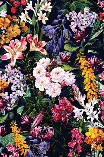 Floral & Botanical Patterns: Vintage Garden XIII by Burcu Korkmazyurek