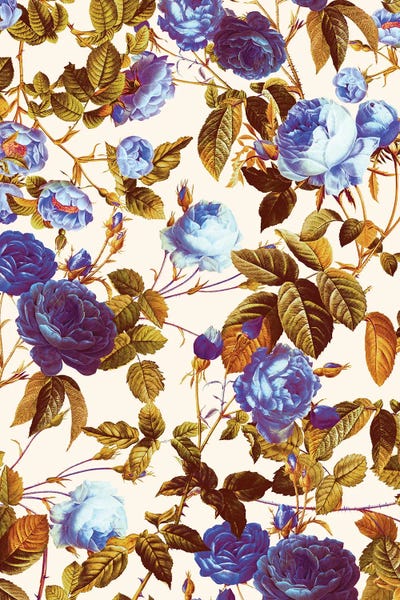 Floral & Botanical Patterns: Magical Garden XXI by Burcu Korkmazyurek