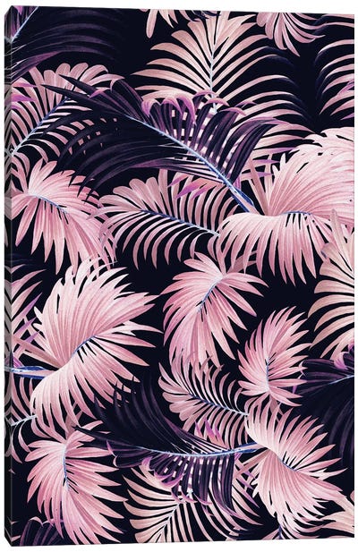 Tropical Magic Forest V Canvas Art Print - Burcu Korkmazyurek