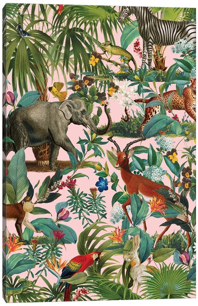 Beautiful Forest IX Canvas Art Print - Animal Patterns