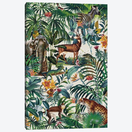 Night Walk In The Congo Rainforest Canvas - Canvas Art | Magali Modoux