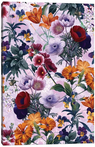 Vintage Garden XI Canvas Art Print - Floral & Botanical Patterns