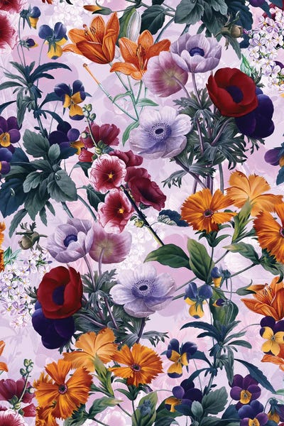 Poppies: Vintage Garden XI by Burcu Korkmazyurek