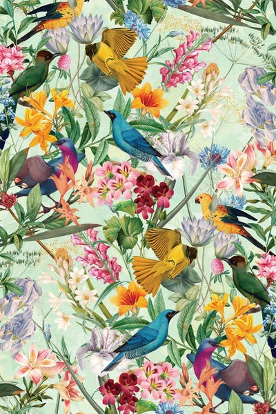 Tropical Paradise II by Burcu Korkmazyurek acrylic art print