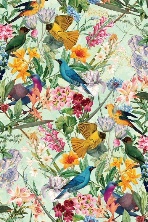 Tropical Paradise II by Burcu Korkmazyurek wall art