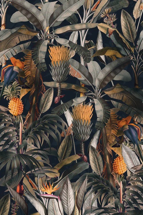 Midnight Forest III by Burcu Korkmazyurek wall art